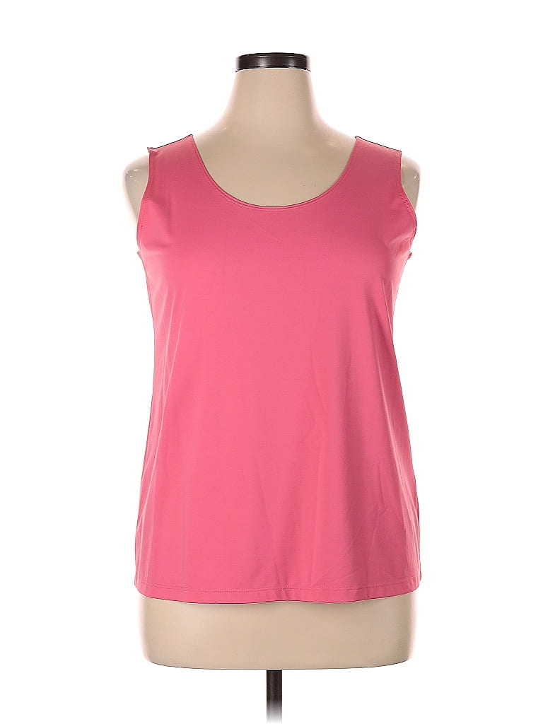 Chico's Pink Sleeveless T-Shirt Size XL (3) - photo 1