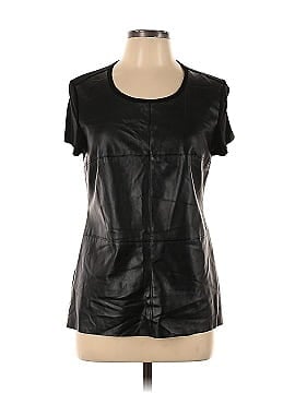 Vince Camuto Faux Leather Top (view 1)