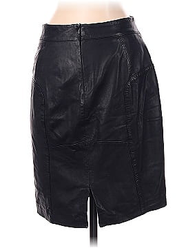 Andrew Marc Faux Leather Skirt (view 2)