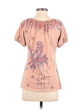 Gypsy in Pink Short Sleeve Blouse (view 2)