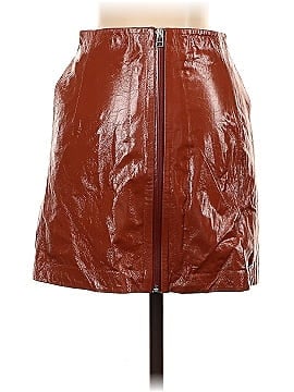 REMAIN Birger Christensen Faux Leather Skirt (view 2)