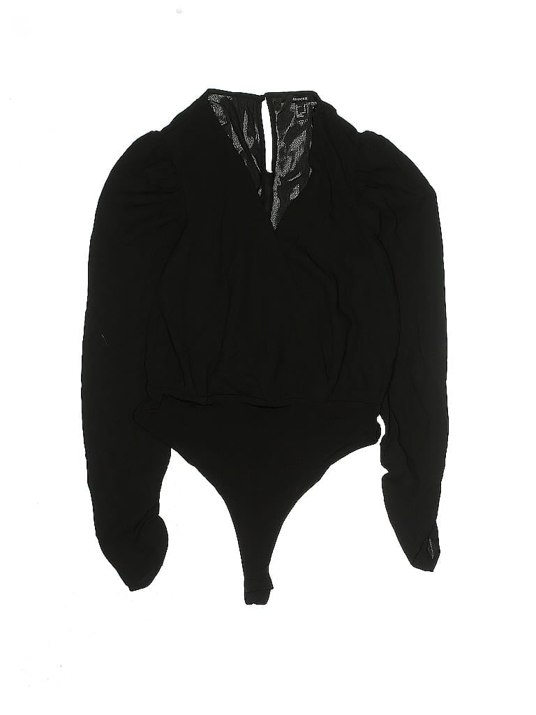 Pre-owned Forever Bodysuit In Black