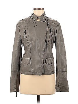 Max Jeans Faux Leather Jacket (view 1)
