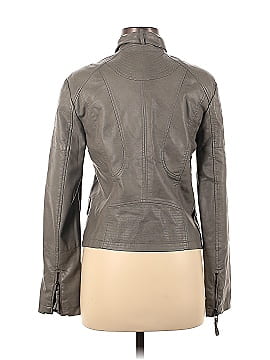 Max Jeans Faux Leather Jacket (view 2)