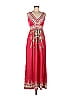 INC International Concepts Paisley Red Pink Casual Dress Size M - photo 1