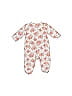 Nicole Miller New York Floral Motif Floral Ivory Long Sleeve Outfit Size 0-3 mo - photo 2