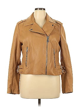 MICHAEL Michael Kors Faux Leather Jacket (view 1)