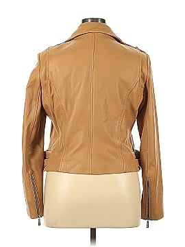 MICHAEL Michael Kors Faux Leather Jacket (view 2)