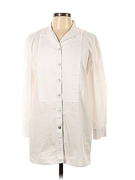 ALEXACHUNG Long Sleeve Button-Down Shirt (view 1)