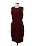 Donna Morgan Solid Burgundy Casual Dress Size 8 - photo 1