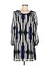 Fire Los Angeles 100% Polyester Graphic Blue Casual Dress Size M - photo 1