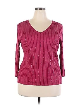 Style&Co Silk Pullover Sweater (view 1)
