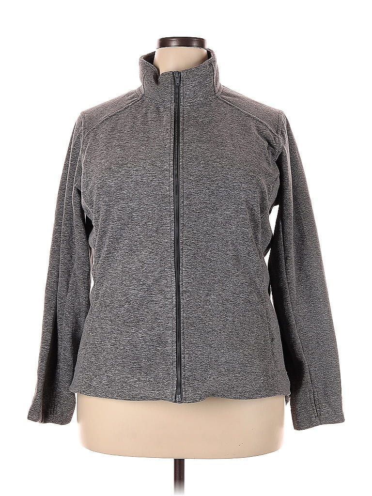 Duluth Trading Co. 100% Polyester Marled Gray Jacket Size XXL - photo 1
