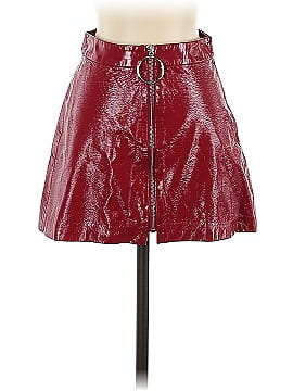 Trafaluc by Zara Faux Leather Skirt (view 1)
