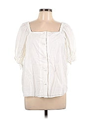 Lauren Conrad Short Sleeve Button Down Shirt