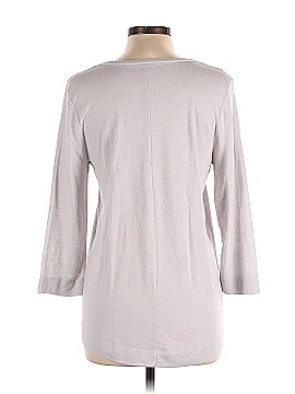 Ann Taylor LOFT Outlet 3/4 Sleeve T-Shirt (view 2)