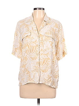 Anine Bing Short Sleeve Button-down Shirt (view 1)