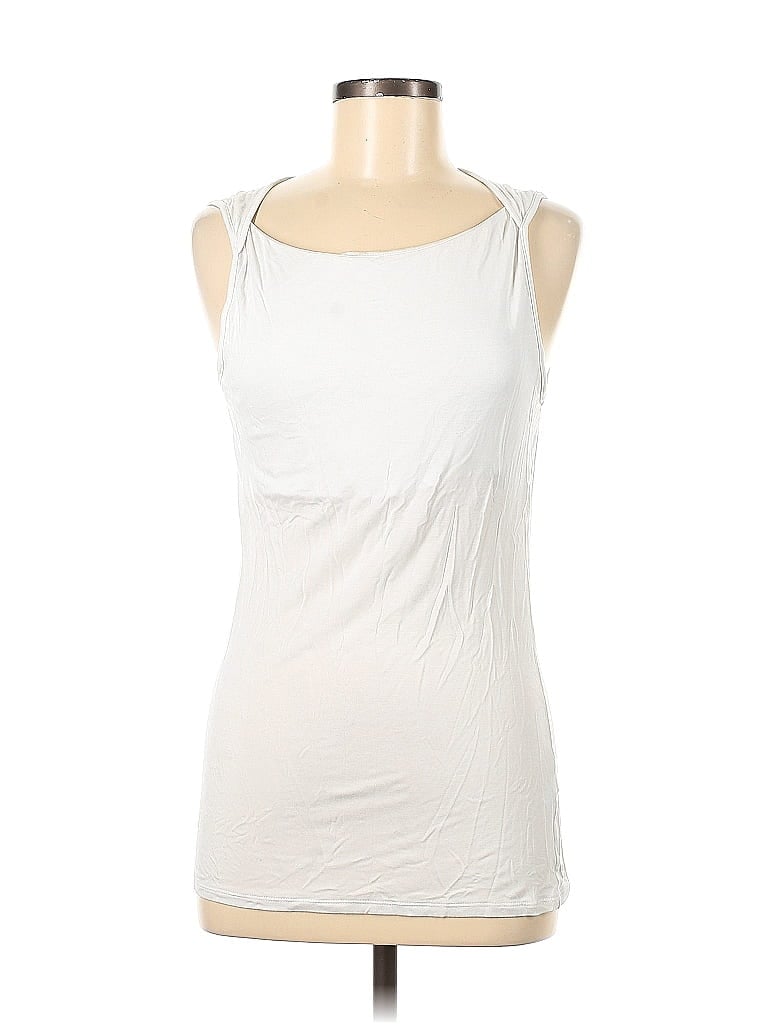 14th & Union Ivory Sleeveless T-Shirt Size M - photo 1