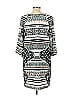 Hale Bob 100% Polyester Baroque Print Aztec Or Tribal Print Gray Casual Dress Size L - photo 2