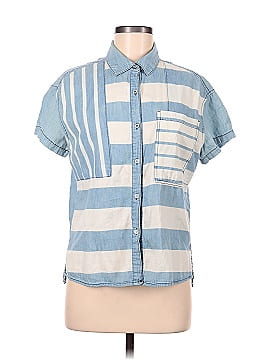 Kensie Short Sleeve Button-Down Shirt (view 1)