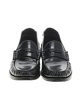 Saint Laurent Glazed Leather Le Loafer Penny Slippers (view 2)