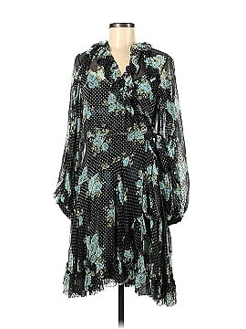 Zimmermann Whitewave Swiss-Dot Georgette Wrap Dress (view 1)