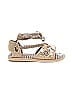 Clergerie Silver Tan Flats Size EU 37 - photo 1