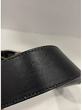 Yves Saint Laurent Rive Gauche Patent Leather Belt (view 2)