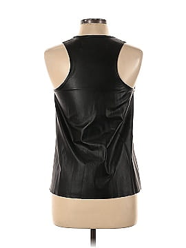 Yigal Azrouël New York Faux Leather Top (view 2)