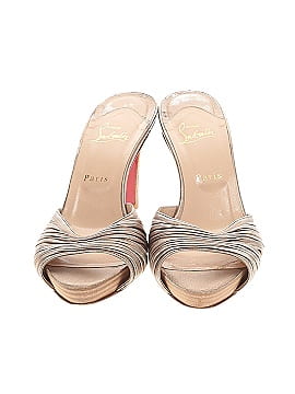 Christian Louboutin Pleated Sandal Mules (view 2)