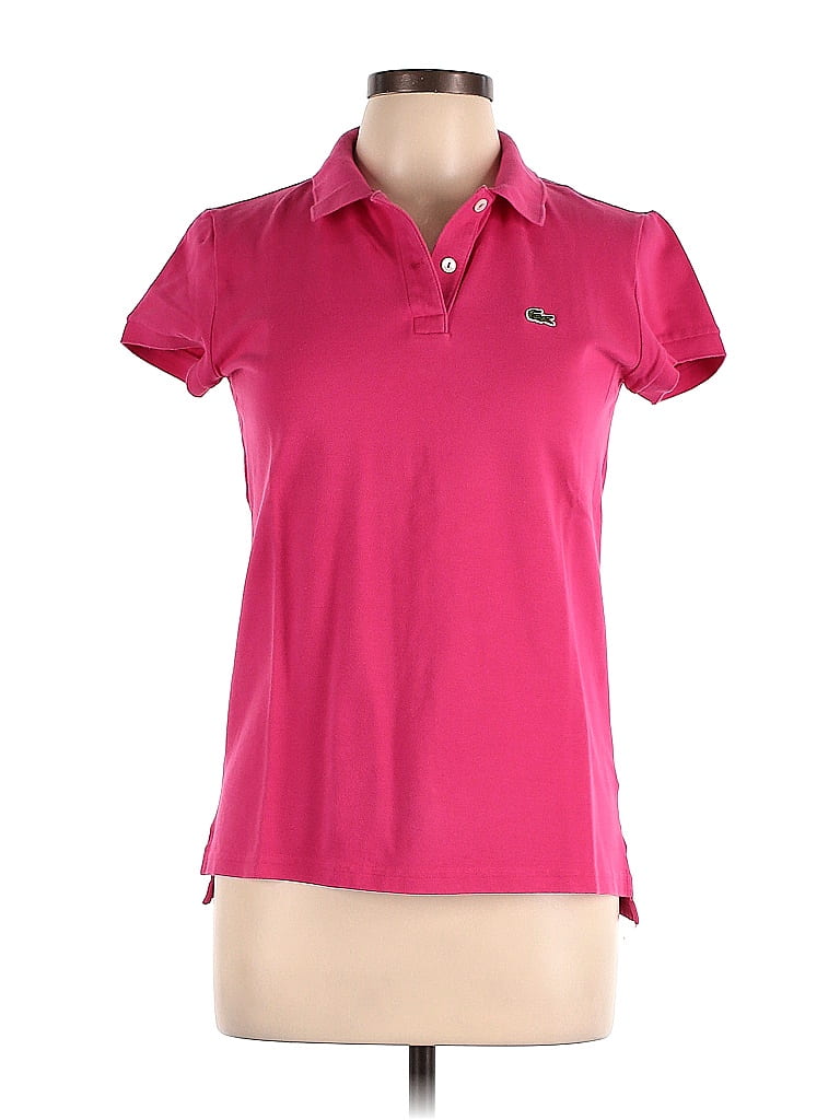 Lacoste Pink Short Sleeve Polo Size 42 (EU) - photo 1
