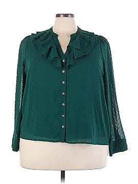 J.Crew Factory Store Long Sleeve Blouse (view 1)