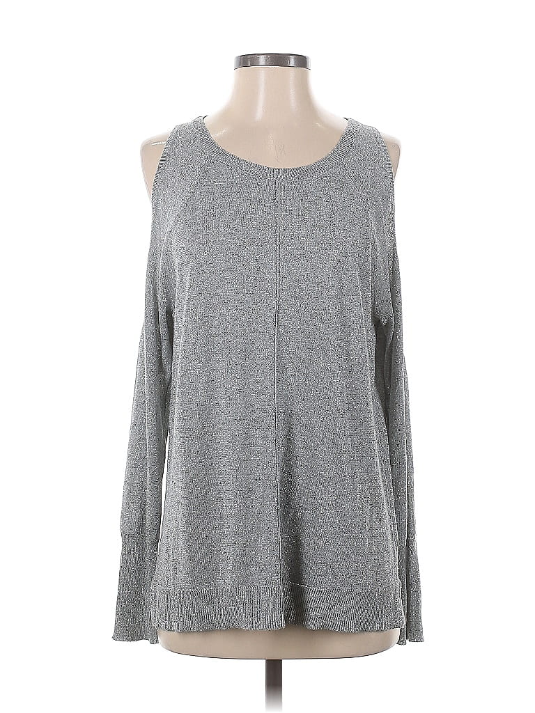 Pre-owned Vince Camuto Pullover Sweater In Gray
