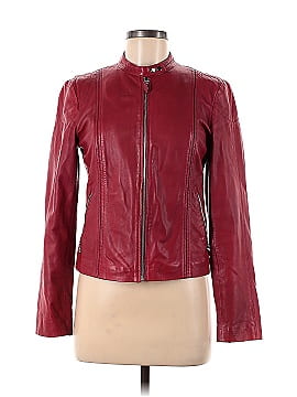 Massimo Dutti Leather Jacket (view 1)