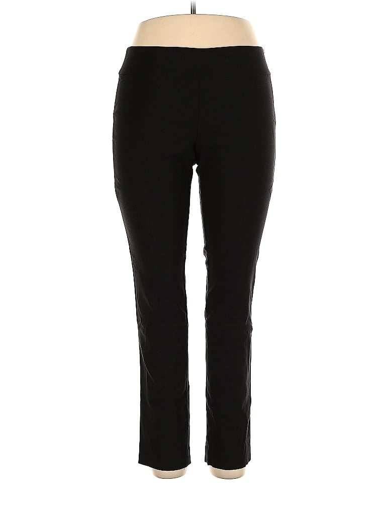 Nic + Zoe Black Casual Pants Size 10 - photo 1