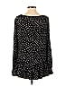Ann Taylor LOFT 100% Polyester Polka Dots Black Long Sleeve Blouse Size XS - photo 2