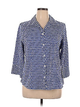 Chico's 3/4 Sleeve Button-Down Shirt (view 1)