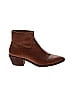Madewell 100% Leather Brown Ankle Boots Size 7 - photo 1