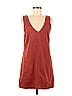 Cotton On 100% Cotton Solid Burgundy Casual Dress Size 6 - photo 1