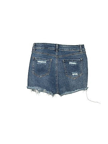 Blue Savvy Denim Shorts (view 2)