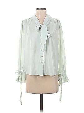 Simple Retro Long Sleeve Blouse (view 1)
