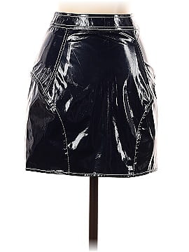 For Love & Lemons Faux Leather Skirt (view 2)