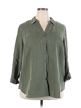 db established 1962 3/4 Sleeve Button-Down Shirt (view 1)