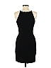 Topshop Solid Black Casual Dress Size 6 - photo 2