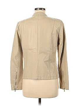 Calvin Klein Faux Leather Jacket (view 2)