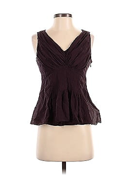 DKNY Sleeveless Silk Top (view 1)