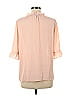Banana Republic Factory Store 100% Polyester Pink 3/4 Sleeve Blouse Size M - photo 2