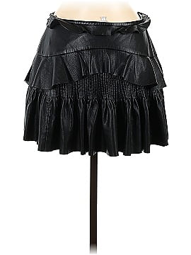 LoveShackFancy Faux Leather Skirt (view 2)