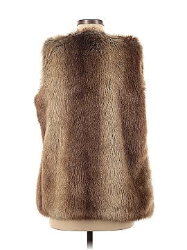 Trafaluc by Zara Faux Fur Vest (view 2)