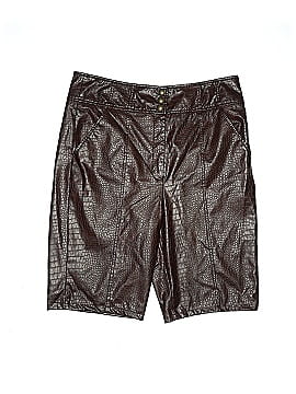 Veronica Beard Faux Leather Shorts (view 1)